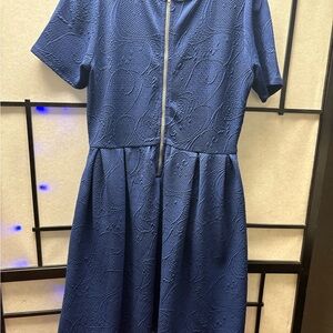 LuLaRoe Royal Blue Textured Top